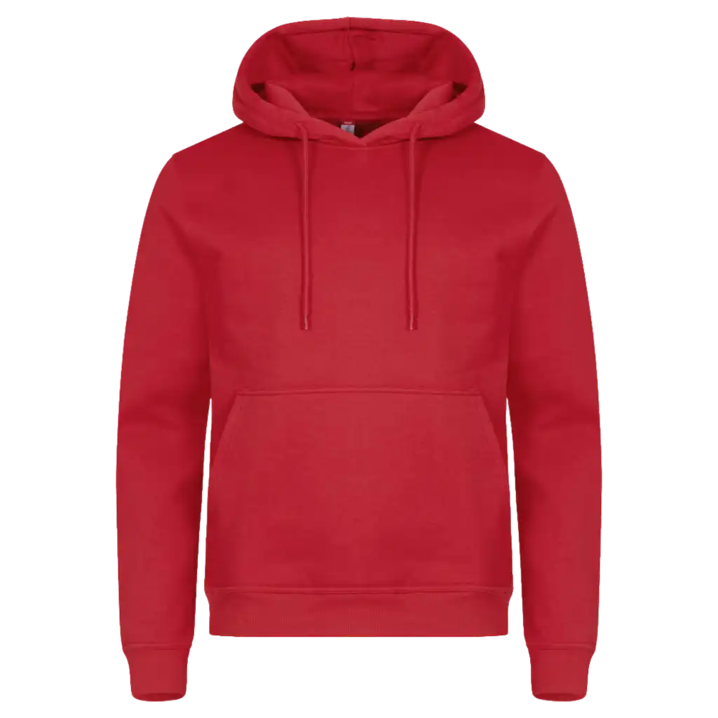 Suunnittele oma huppari yrityksen logolla Miami Hoody punainen-ZigiZagi