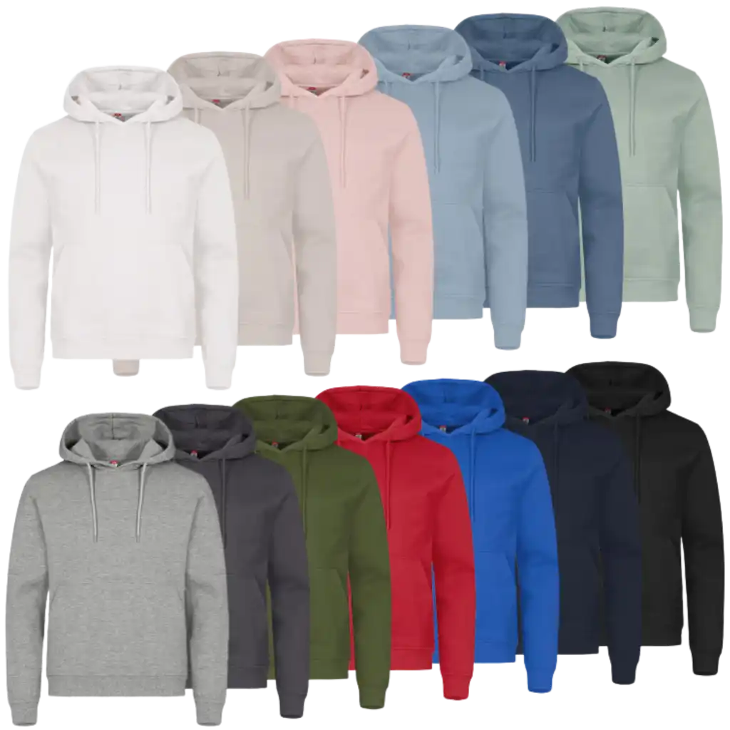 Hupparit yrityksen logolla Miami Hoody 0201031-ZigiZagi