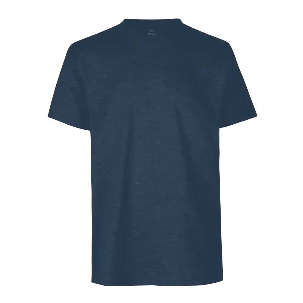 Blue Melange PRO Wear T-paita ID® 0300 – meleerattu sininen T-paita logopainatuksella