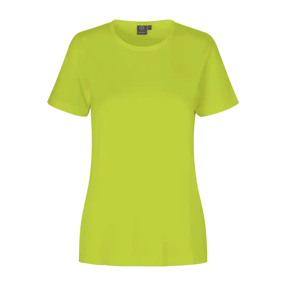 Lime PRO Wear naisten T-paita ID® 0312 – raikas lime-vihreä t-paita yrityslogolla