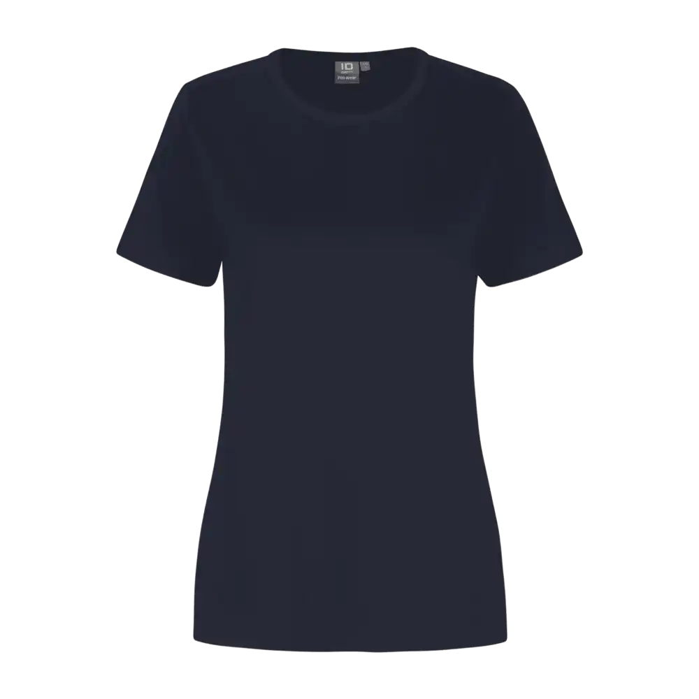 Navy PRO Wear naisten T-paita ID® 0312 – tummansininen työ- ja mainospaita logolla