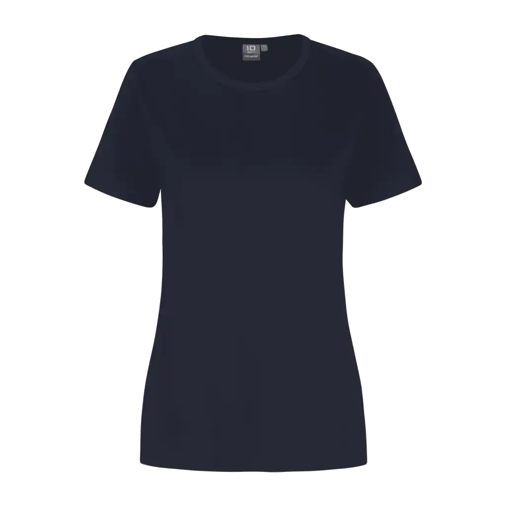 Navy PRO Wear naisten T-paita ID® 0312 – tummansininen työ- ja mainospaita logolla
