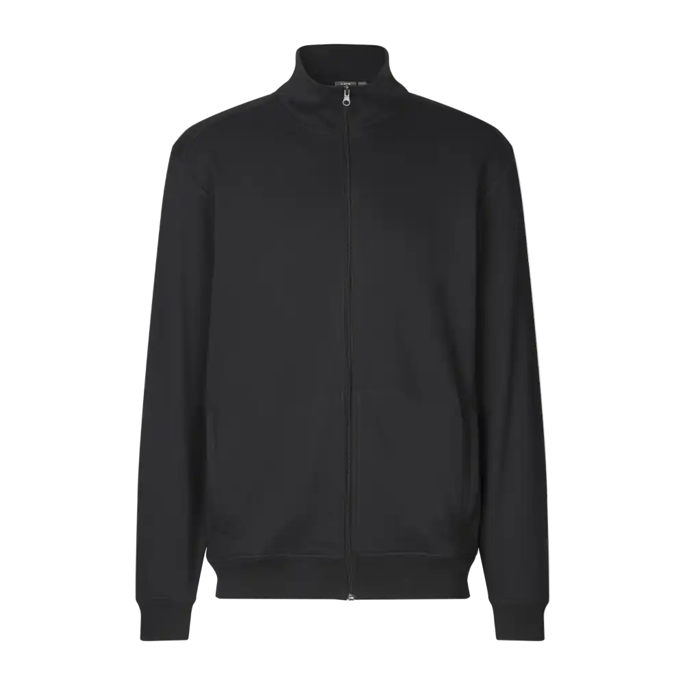 Musta PRO Wear CARE cardigan työ collegetakki omalla logolla â edestĂ€