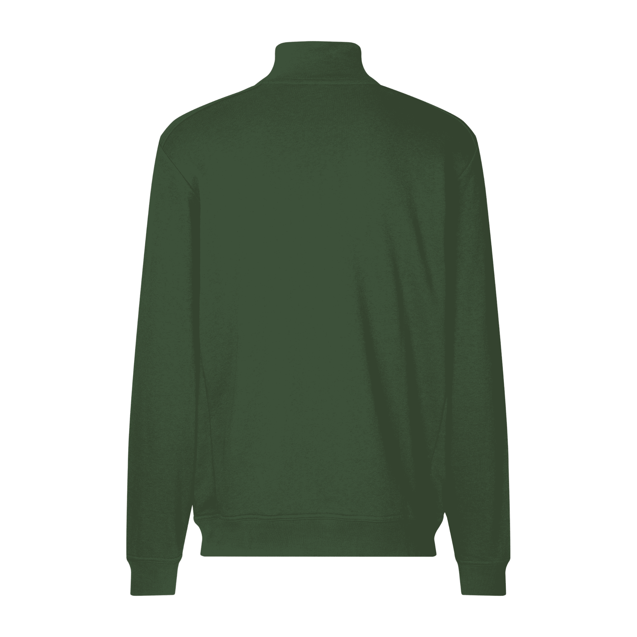 Bottle green PRO Wear CARE cardigan omalla logolla – takaa