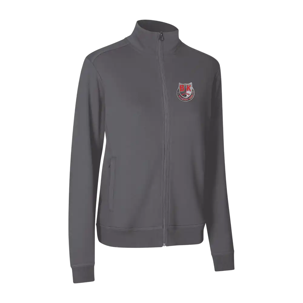 Silver grey PRO Wear CARE naisten cardigan omalla logolla – Water Transfer -painatus edestä