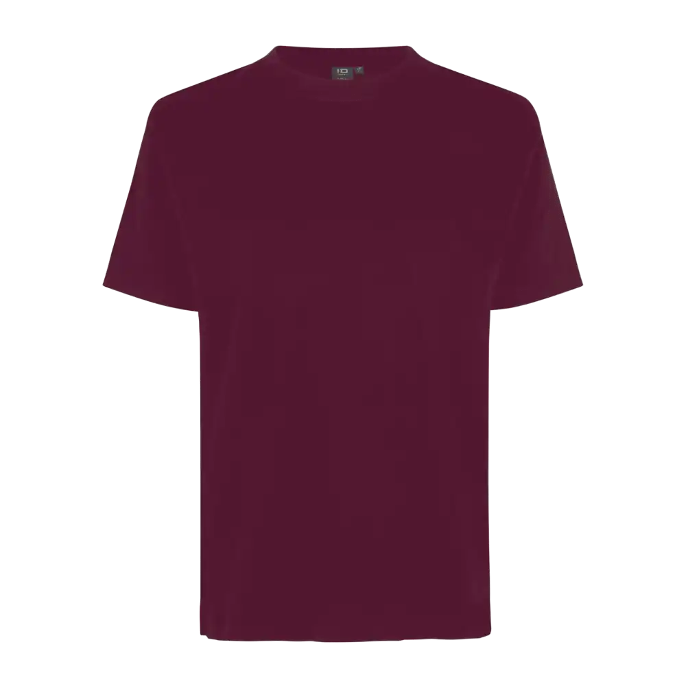 Bordeaux-punainen ID® T-TIME® T-shirt 0510 – laadukas t-paita omalla logolla edustuskäyttöön