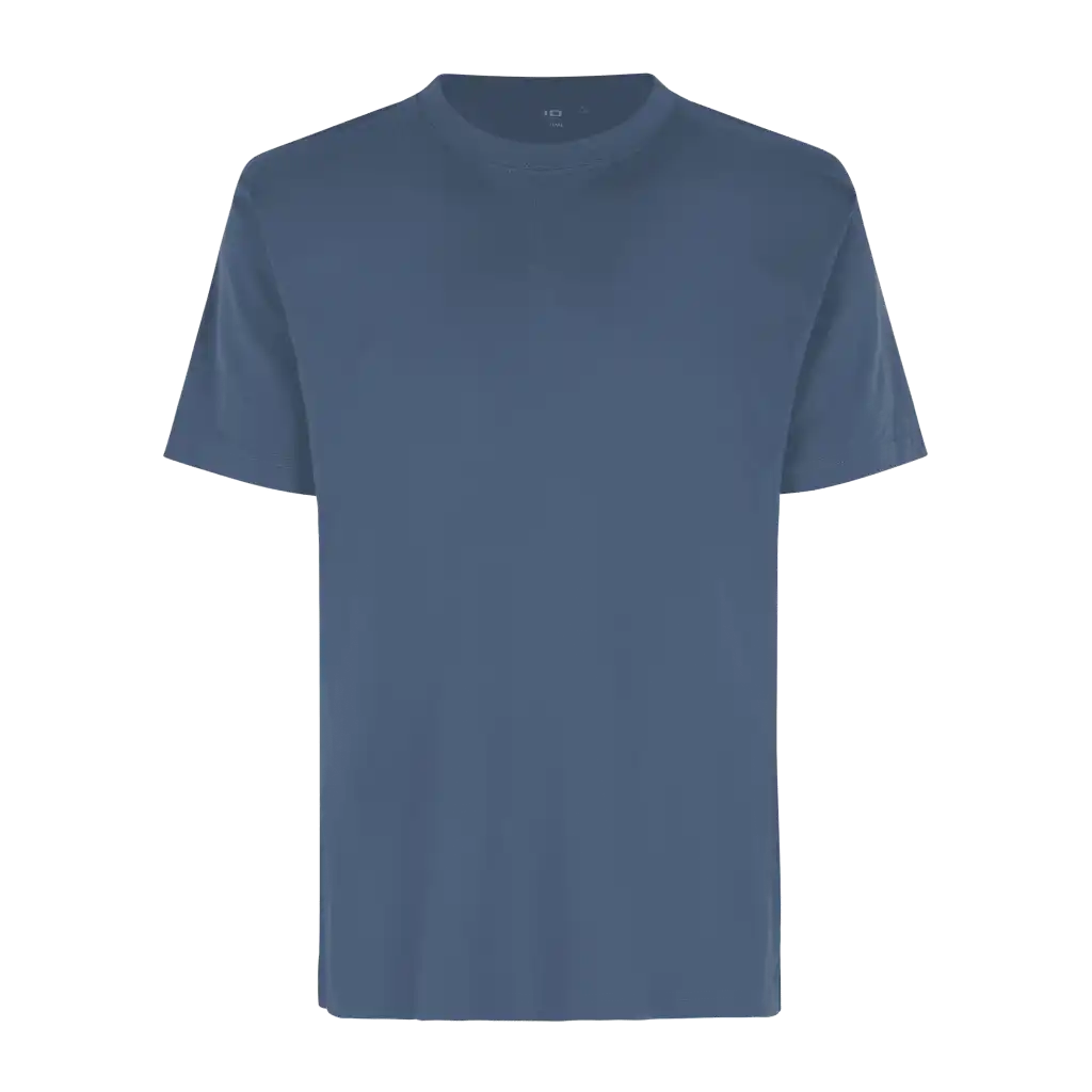 Indigo-sininen ID® T-TIME® T-shirt 0510 – moderni t-paita omalla logolla yrityksen tiimivaatteeksi