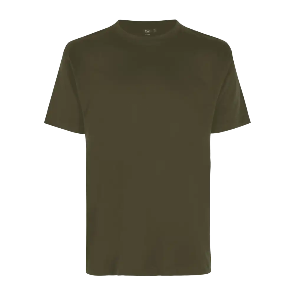 Oliivin vihreä ID® T-TIME® T-shirt 0510 – trendikäs t-paita omalla logolla yrityskäyttöön