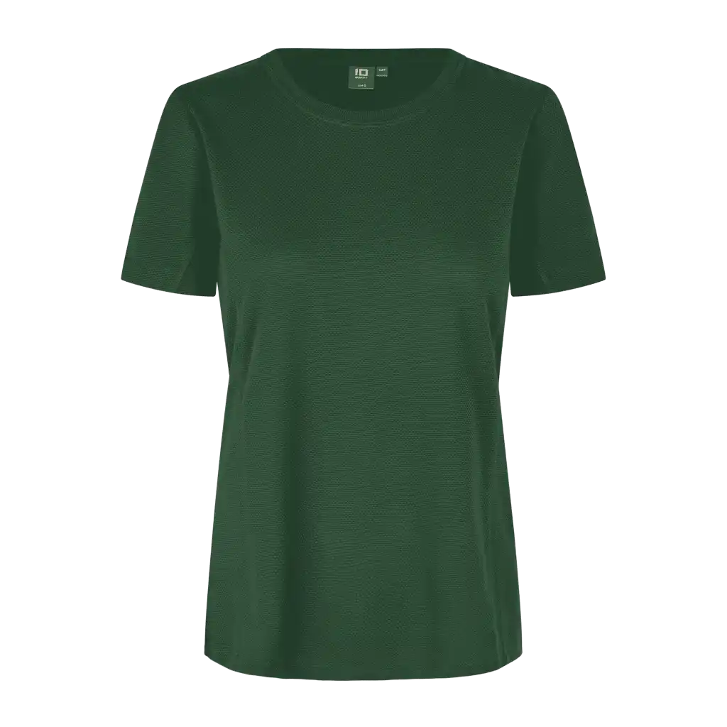 Bottle green Lyocell T-paita ID® 0529 – laadukas T-paita painettuna yrityksen logolla