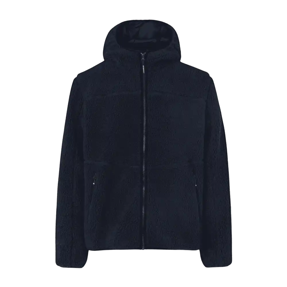Navy Pile Fleece Jacket miehille – edestä