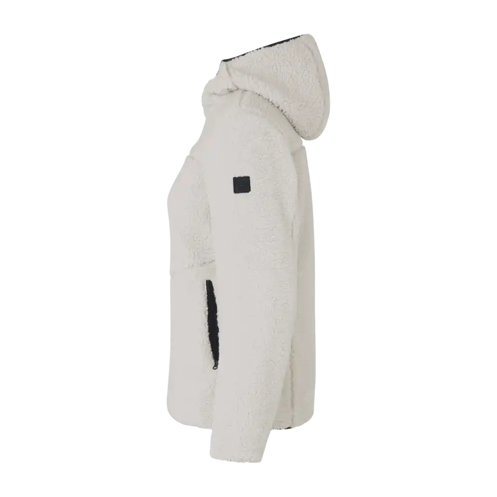 Off white Pile Fleece Jacket naisille â sivulta