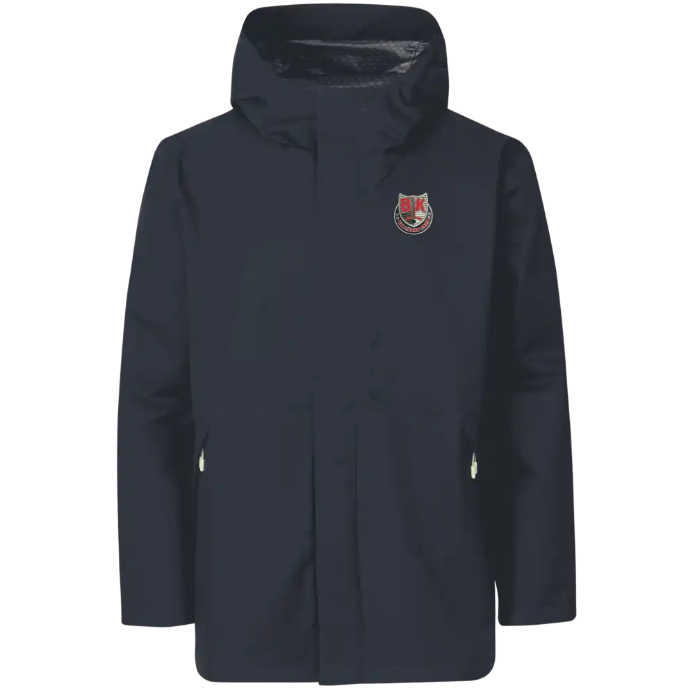 Navy Rain Jacket Performance – takki omalla logolla, water transfer painatus – yrityksille, kaupungeille ja seuroille