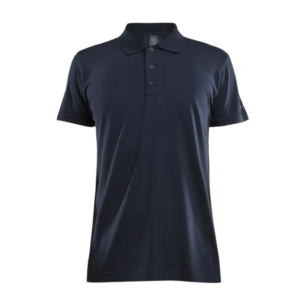 Crat ADV Seamless tummansininen polo omalla logolla-ZigiZagi