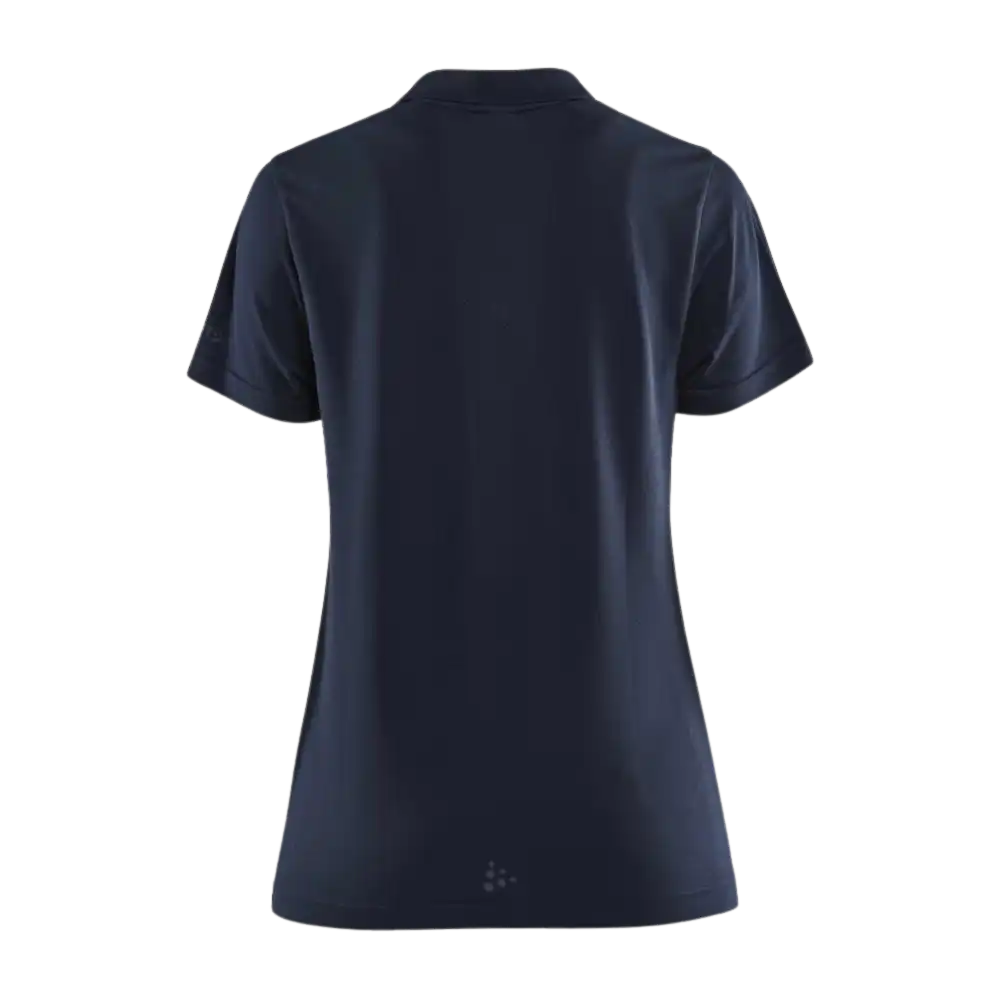 Craft ADV Seamless tummansininen W polo omalla logolla takaa-ZigiZagi