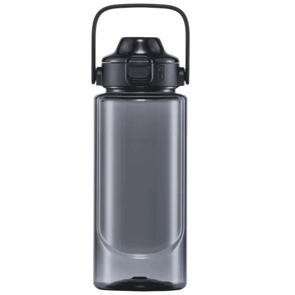 Harmaa-musta NEON Tritan-juomapullo (1000ml) – kestävä liikelahja