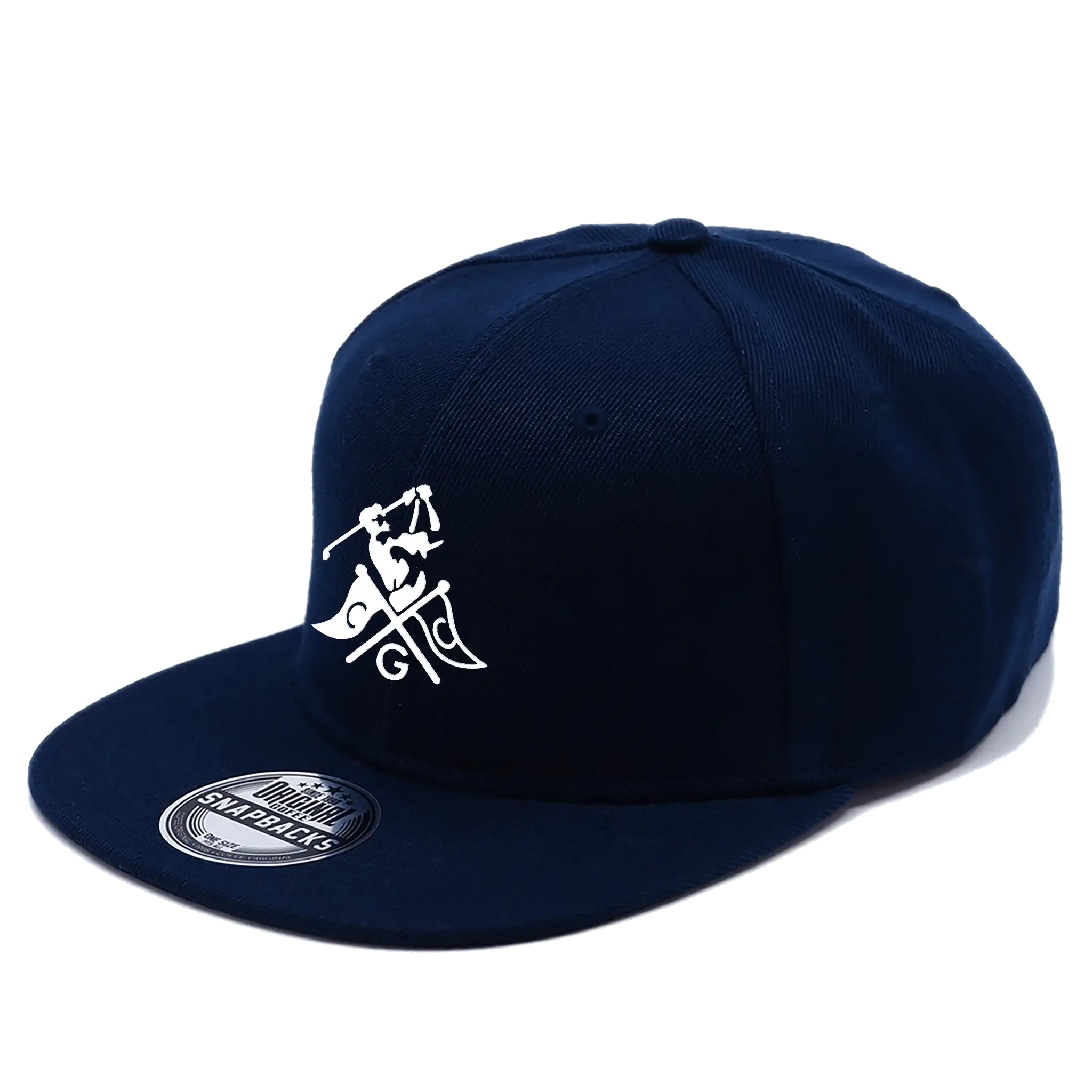 SNAP SOLID Navy coFEE 2021 snapback lippis logolla – 3D rubber print, kohokuvioitu logomerkkaus