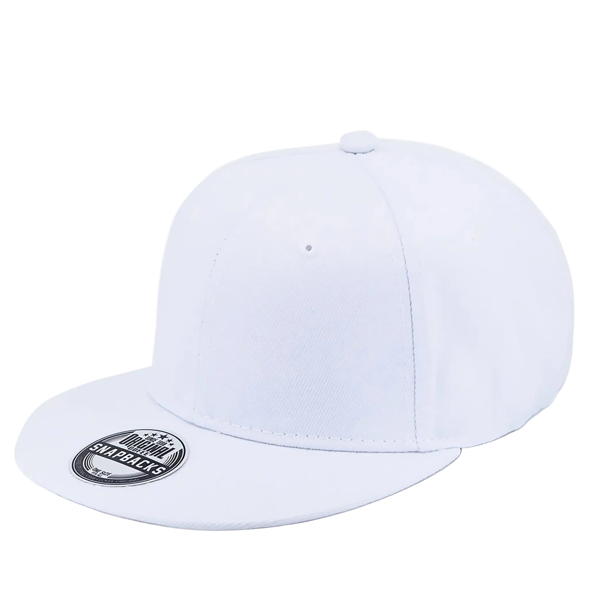 SNAP SOLID coFEE 2021 snapback lippis – Valkoinen blanko, suoralippa, ei logoa
