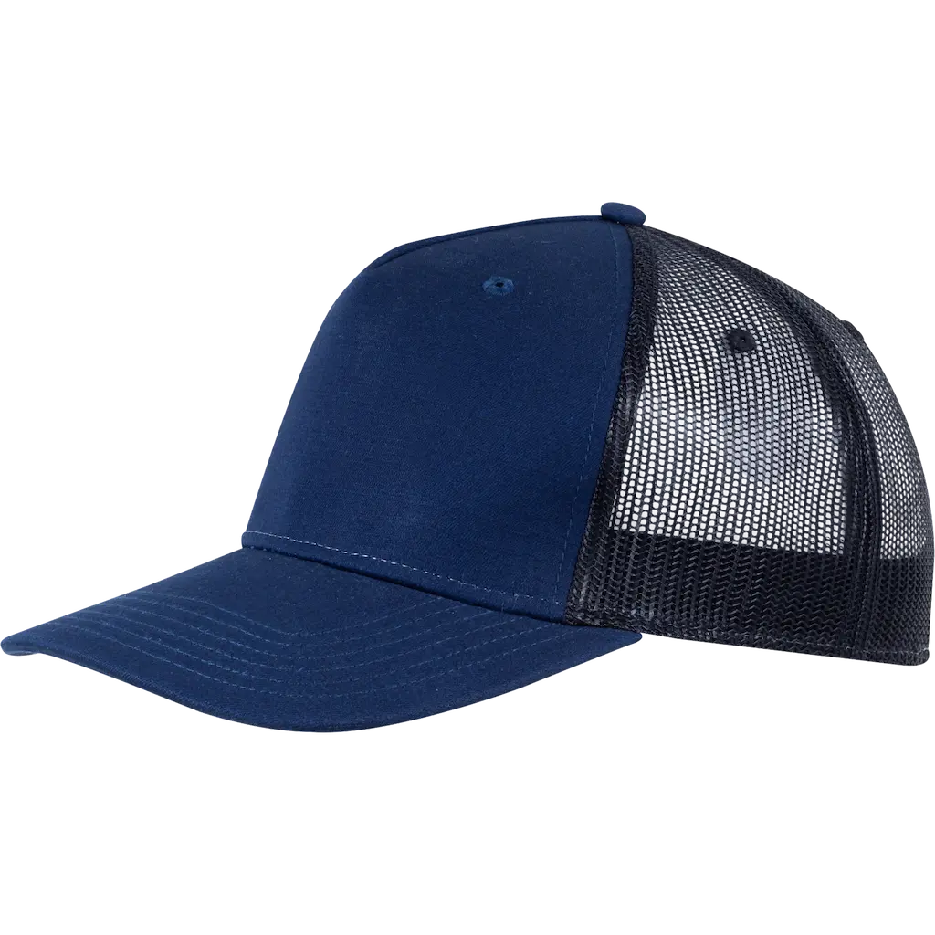 Navy 5 panel ripstop verkkolippis – blanco ilman logoa, coFEE 2026