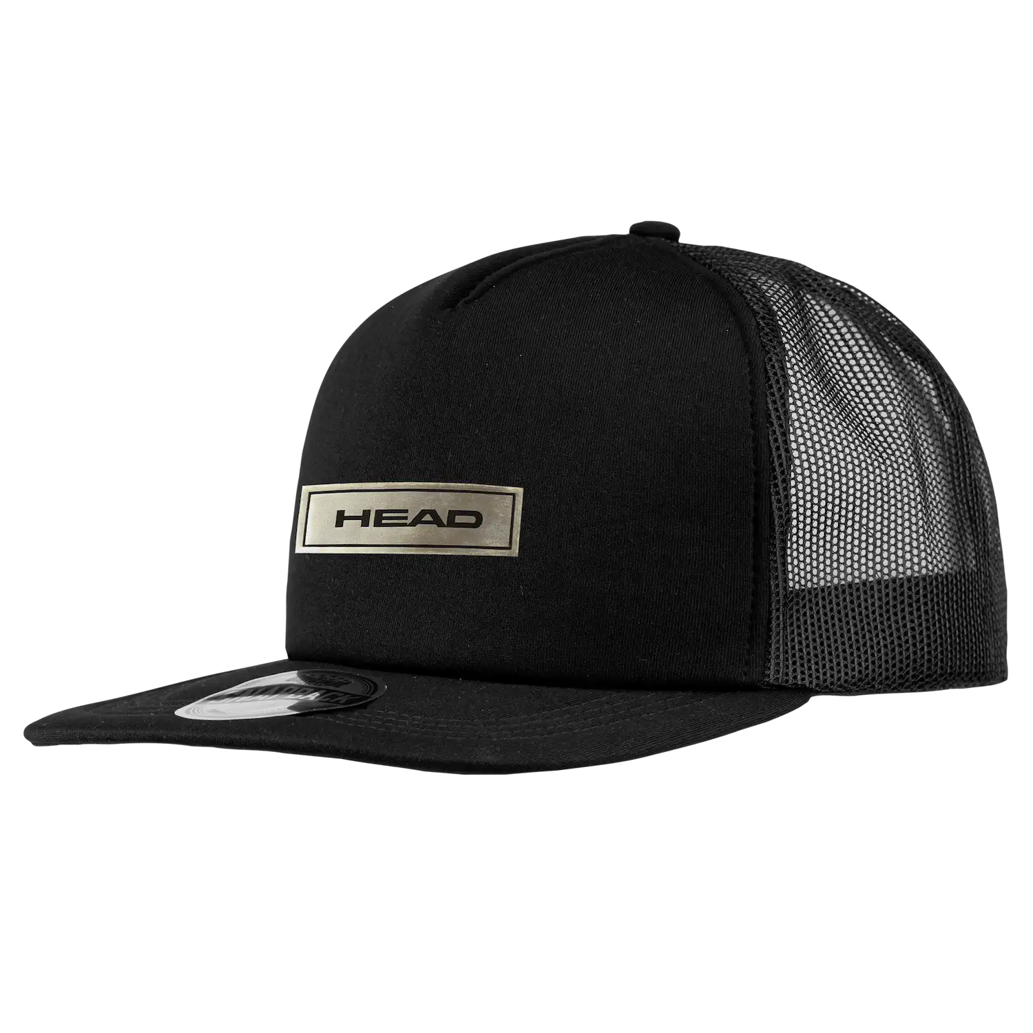 Musta suoralippa trucker lippalakki omalla logolla – laser-merkattu merkki, SNAP TRUCKER coFEE 2029