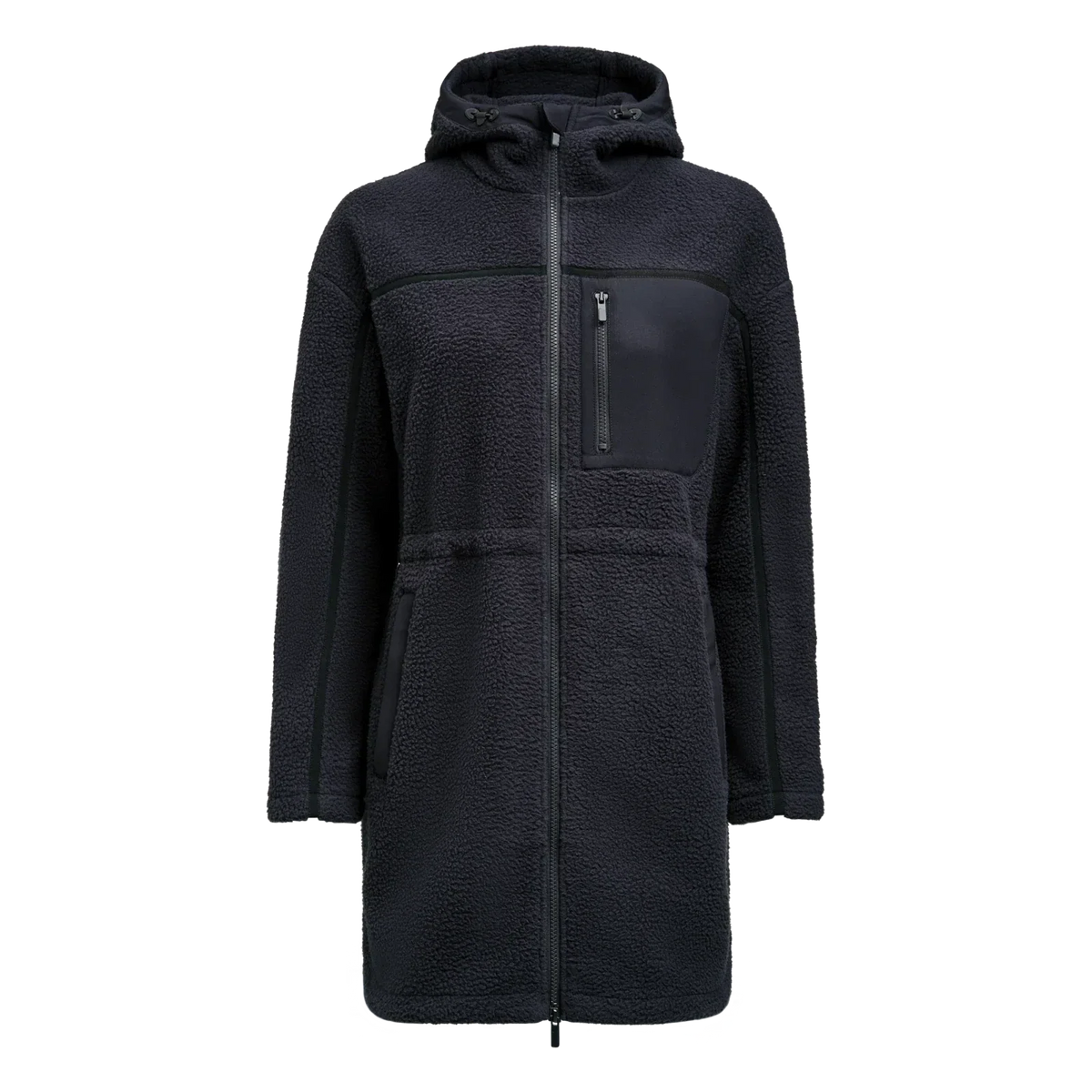 James Harvest Montana Pile Fleece Woman 2121507, tummansininen – edestä