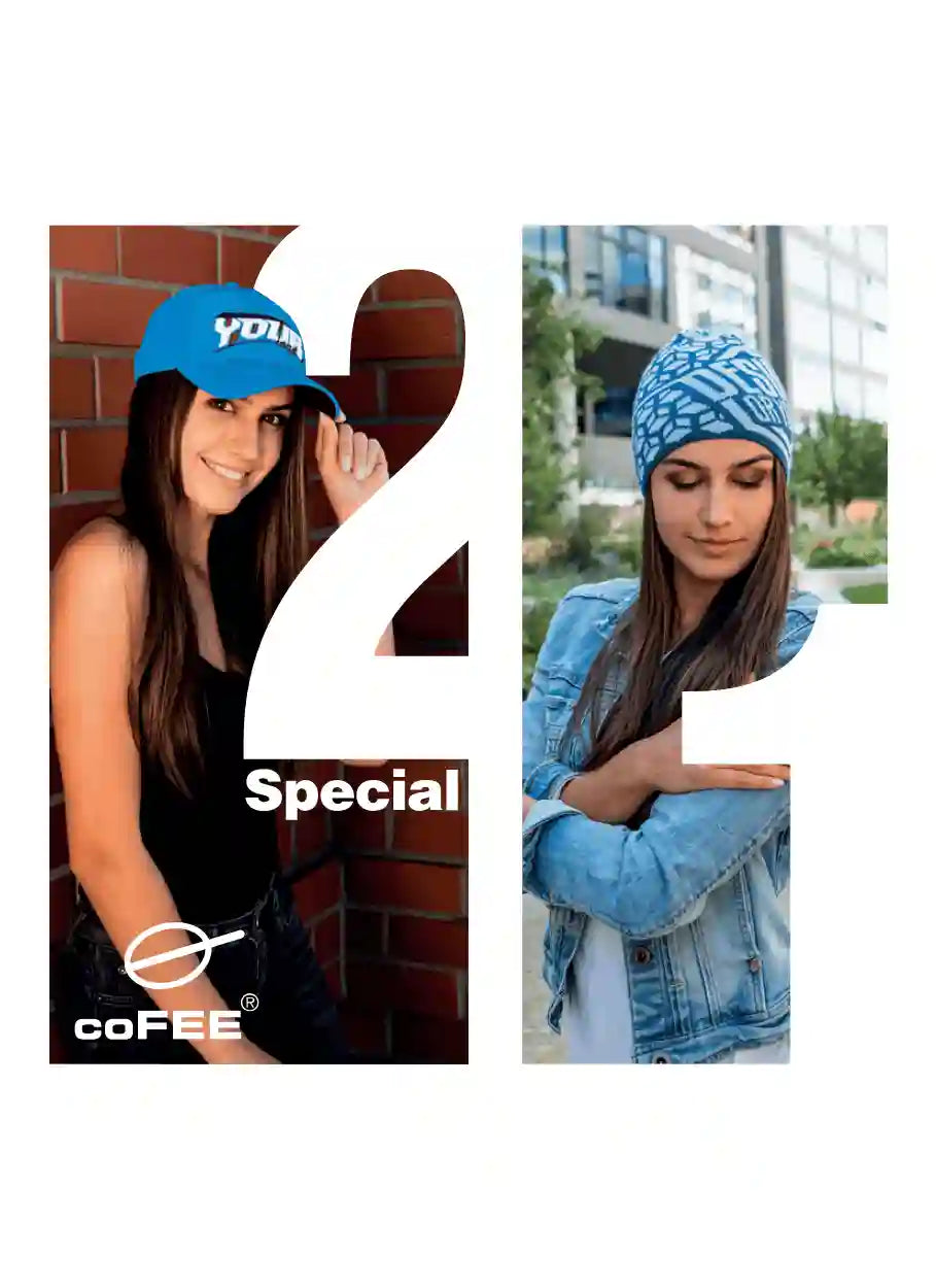 coFEE Special 21 kustomoitujen lippisten ja pipojen kuvaston kansi