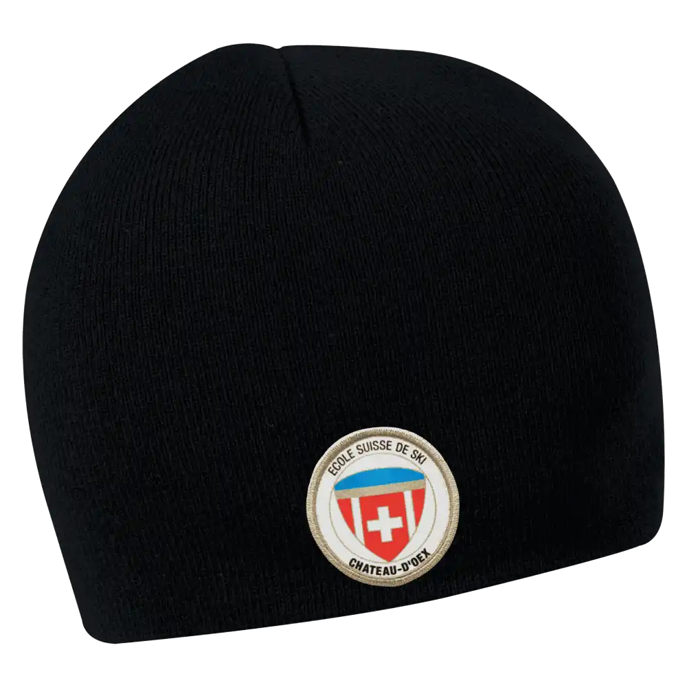 Primary Pipo omalla logolla (coFEE 3000) - Musta kangasmerkki logo