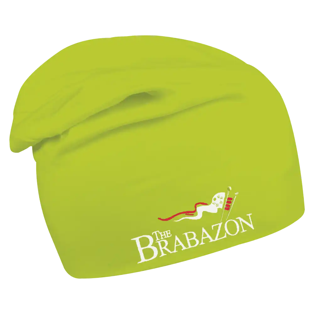 Pitkä Trikoopipo omalla logolla (coFEE 3004) - Lime brodeerattu logo