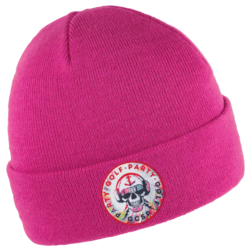 Pipo omalla logolla-Primary Band pinkki kangasmerkki logolla.