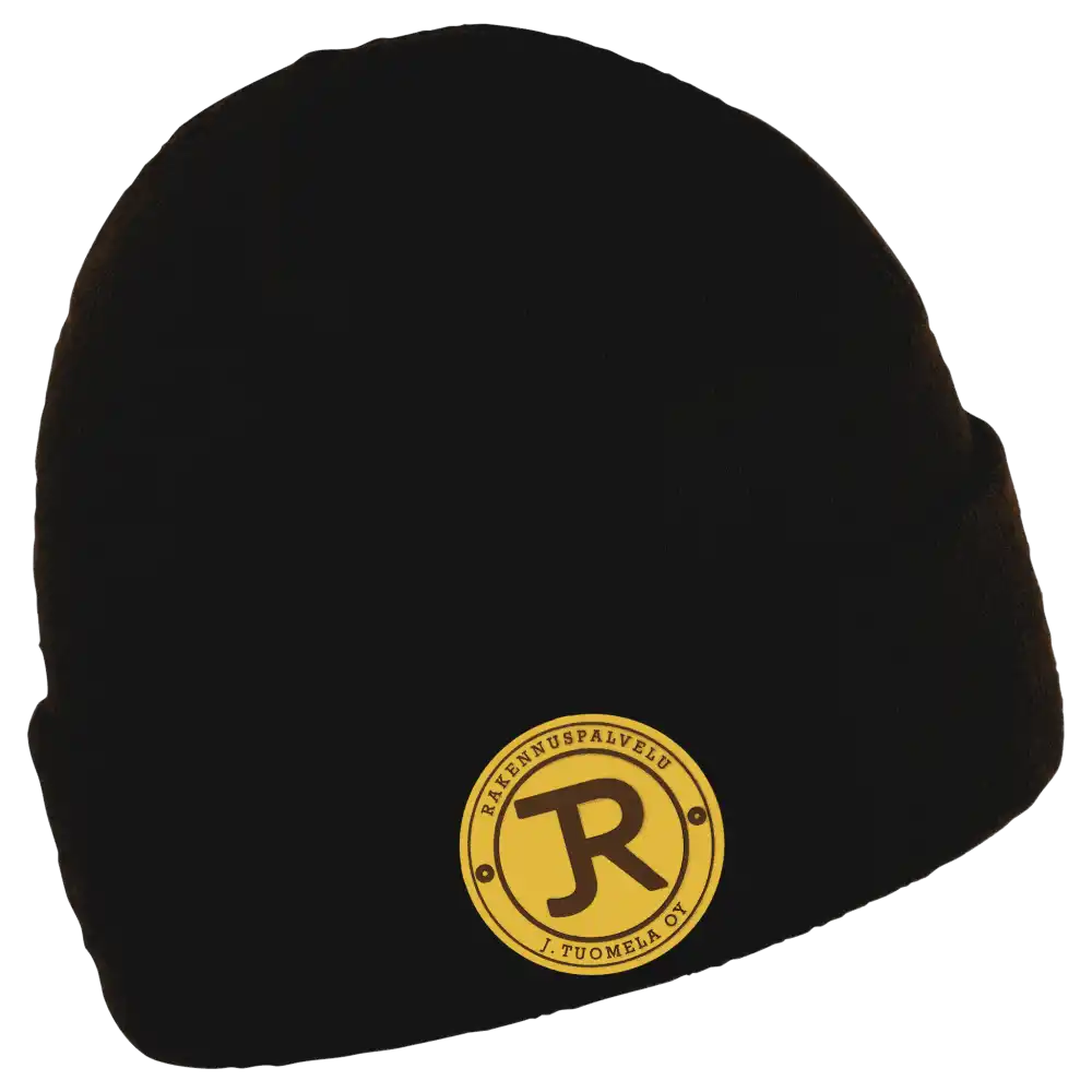 Primary Band pipo musta - Omalla kultaisella logo merkillä.