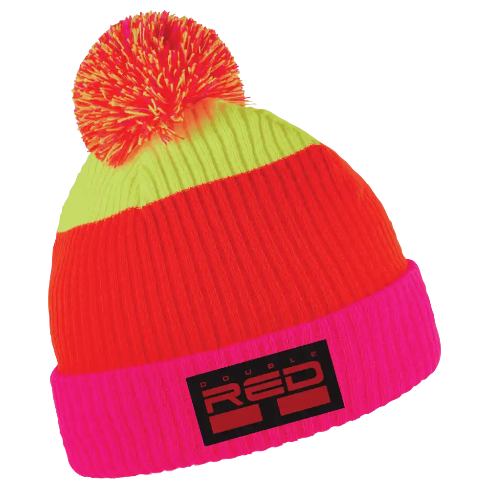 Rada Tupsupipo omalla logolla (coFEE 3011) - Pipon värit Neon oranssi, Neon pinkki ja Neon keltainen. Logo tehty kumimerkillä.