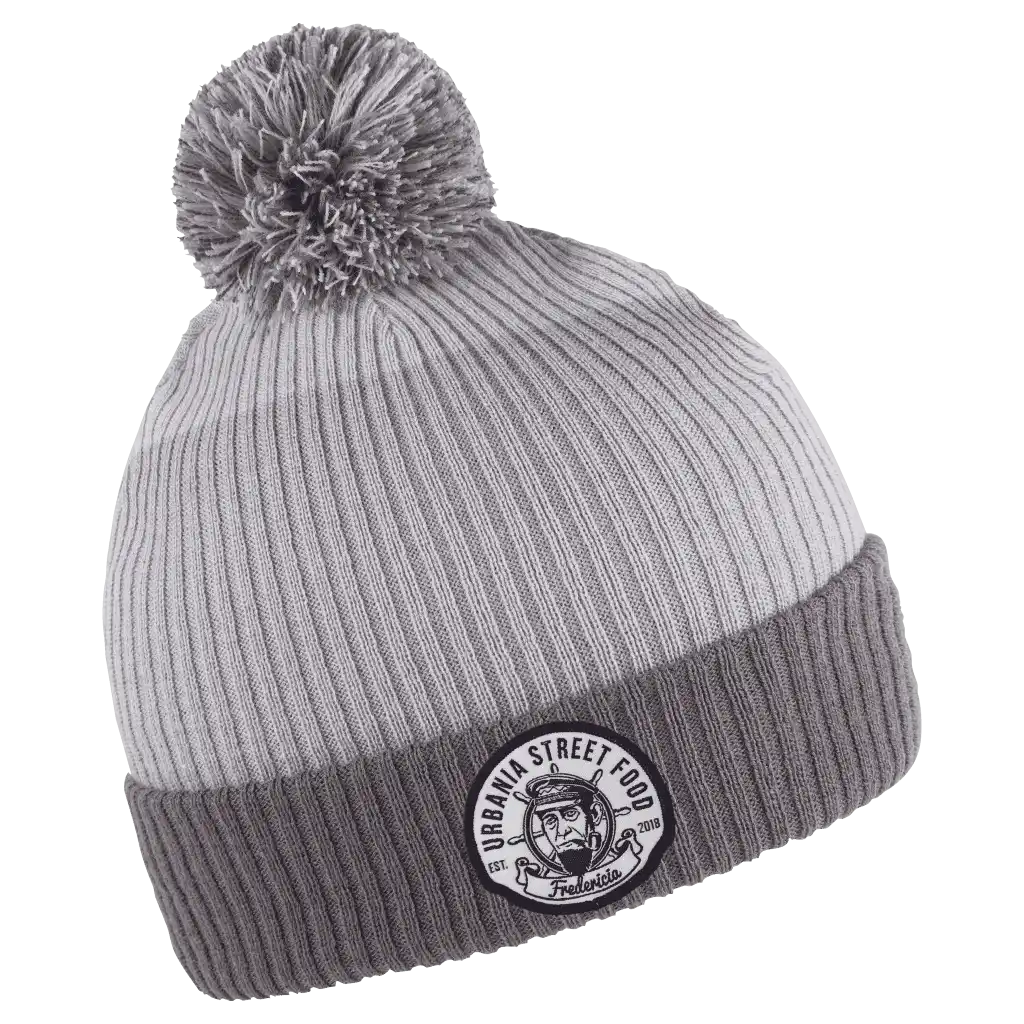 Rada Tupsupipo omalla logolla (coFEE 3011) - Harmaa logo toteutettu kangasmerkillä