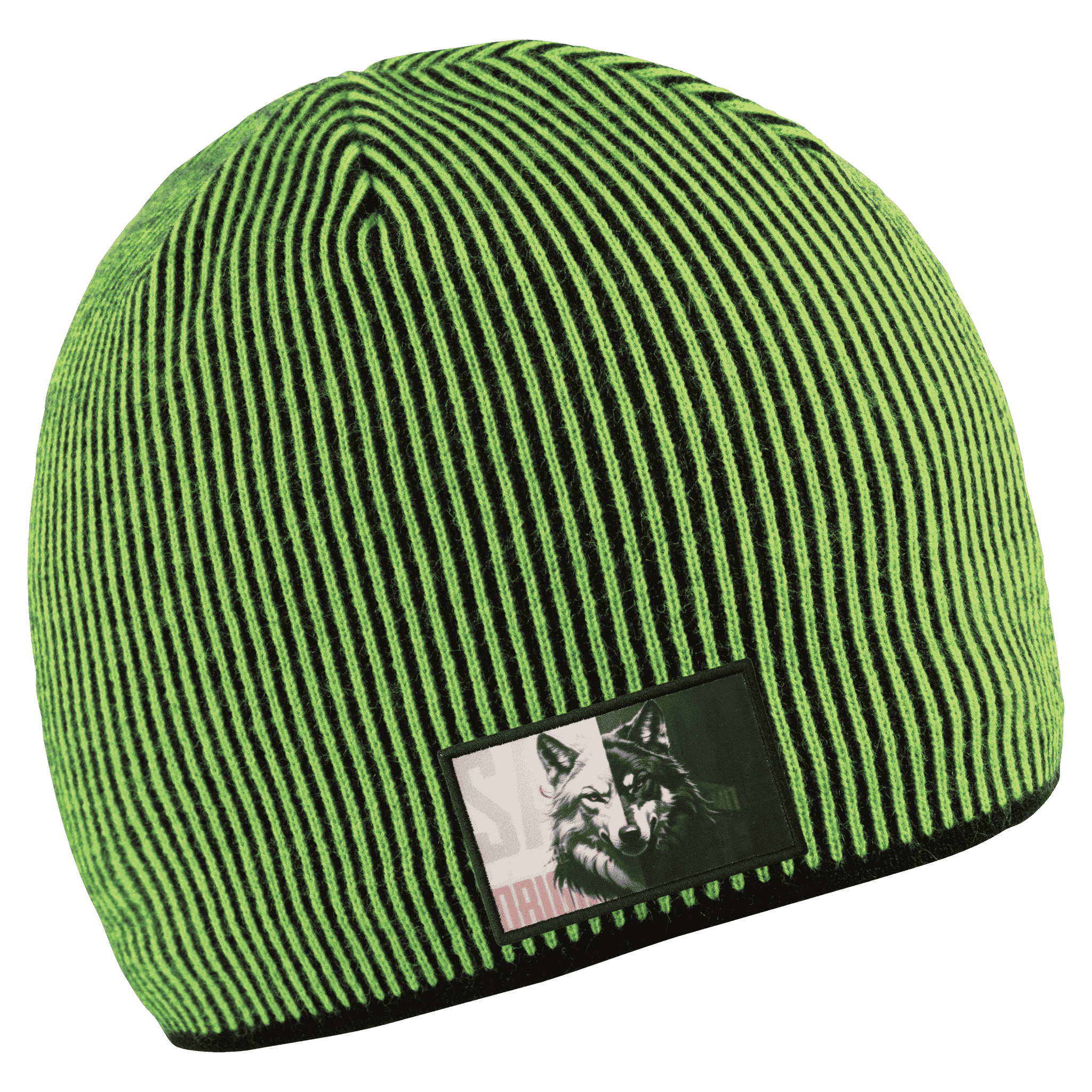 Stripe Pipo omalla logolla (coFEE 3013) - Väri vihreä kangasmerkki logo