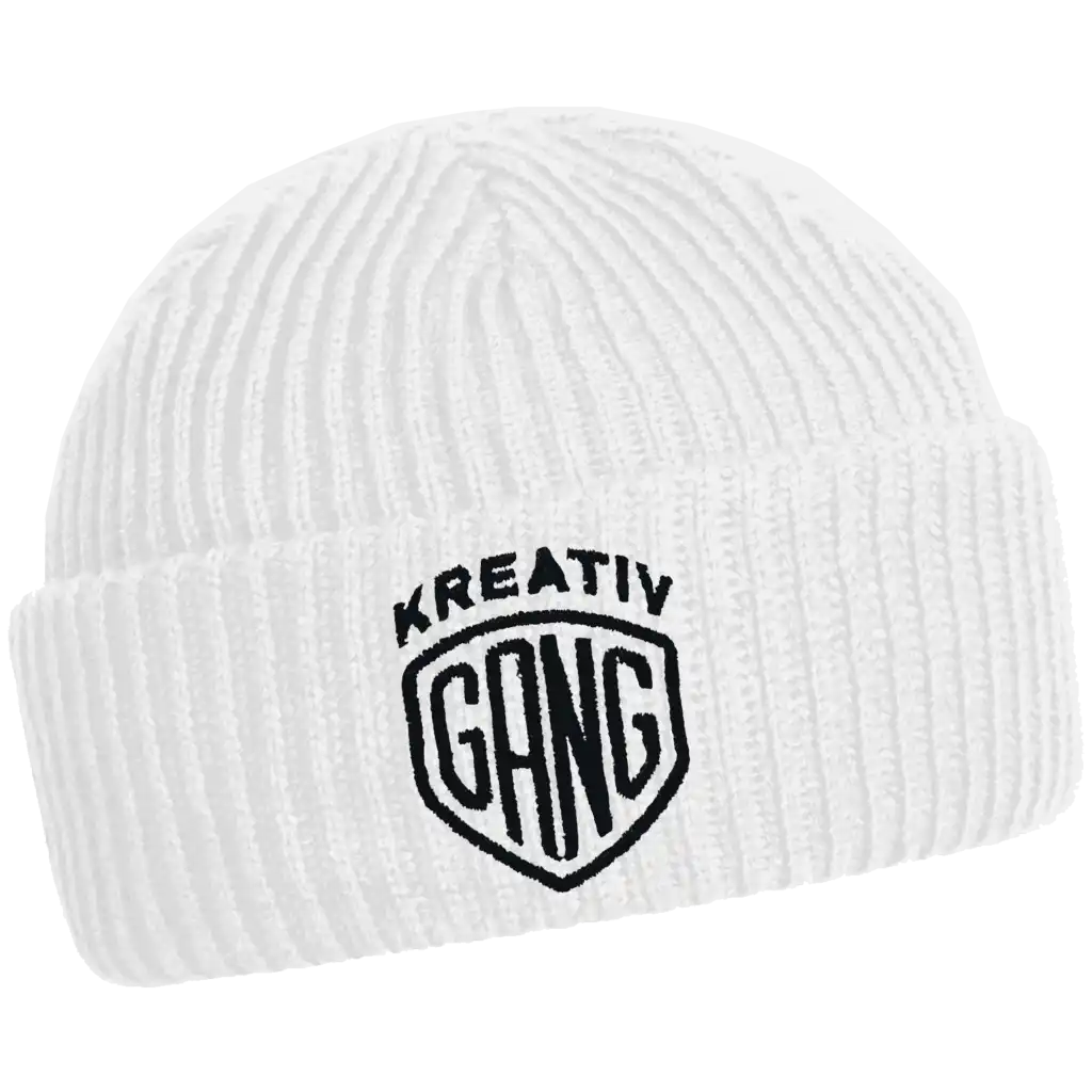 Merimiespipo omalla logolla (coFEE 3031) - Valkoinen brodeerattu oma logo