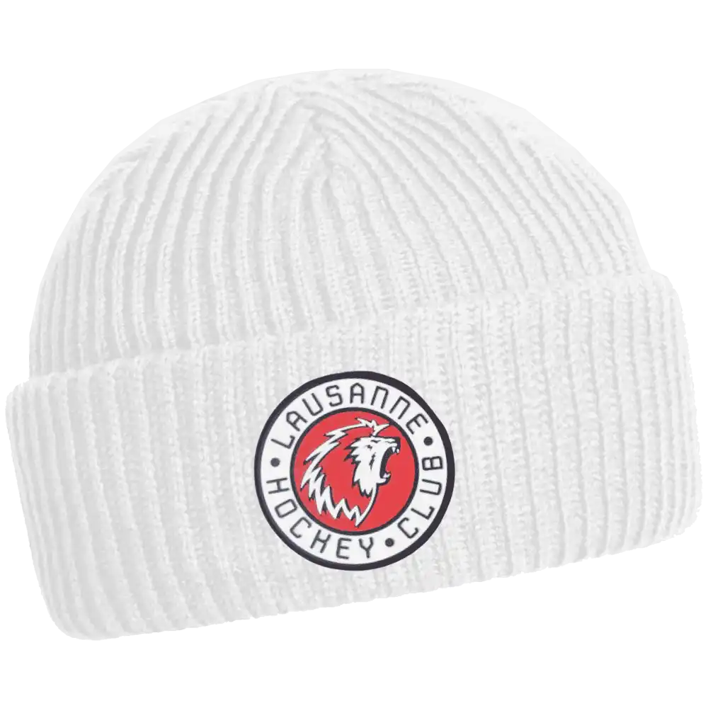 Merimiespipo omalla logolla (coFEE 3031) - Valkoinen kumilogo