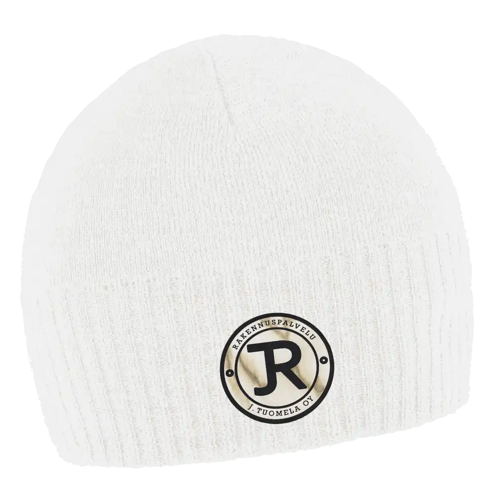 Merina Merinovillapipo omalla logolla (coFEE 3057) - Valkoinen