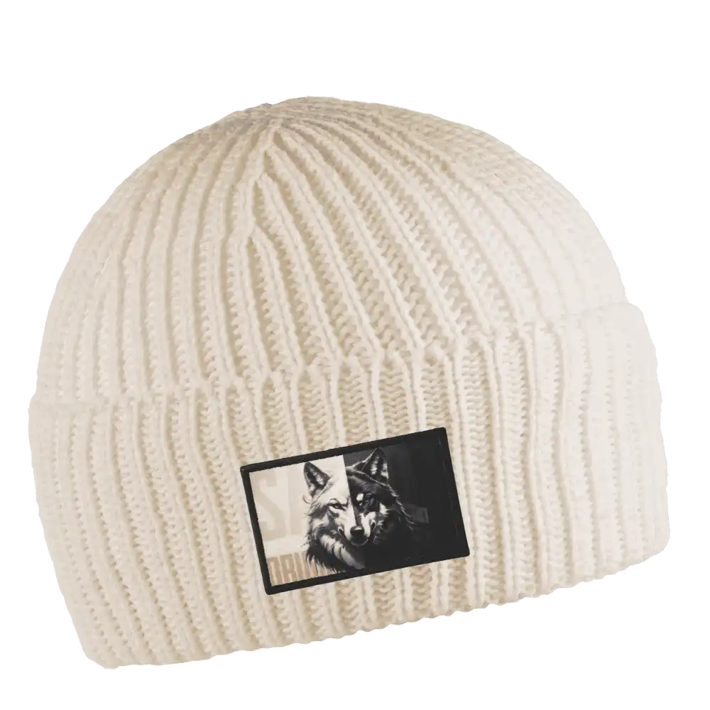 Recycle Band Pipo omalla logolla (coFEE 3066) - Off white - Esimerkki painetusta kangasmerkki logosta