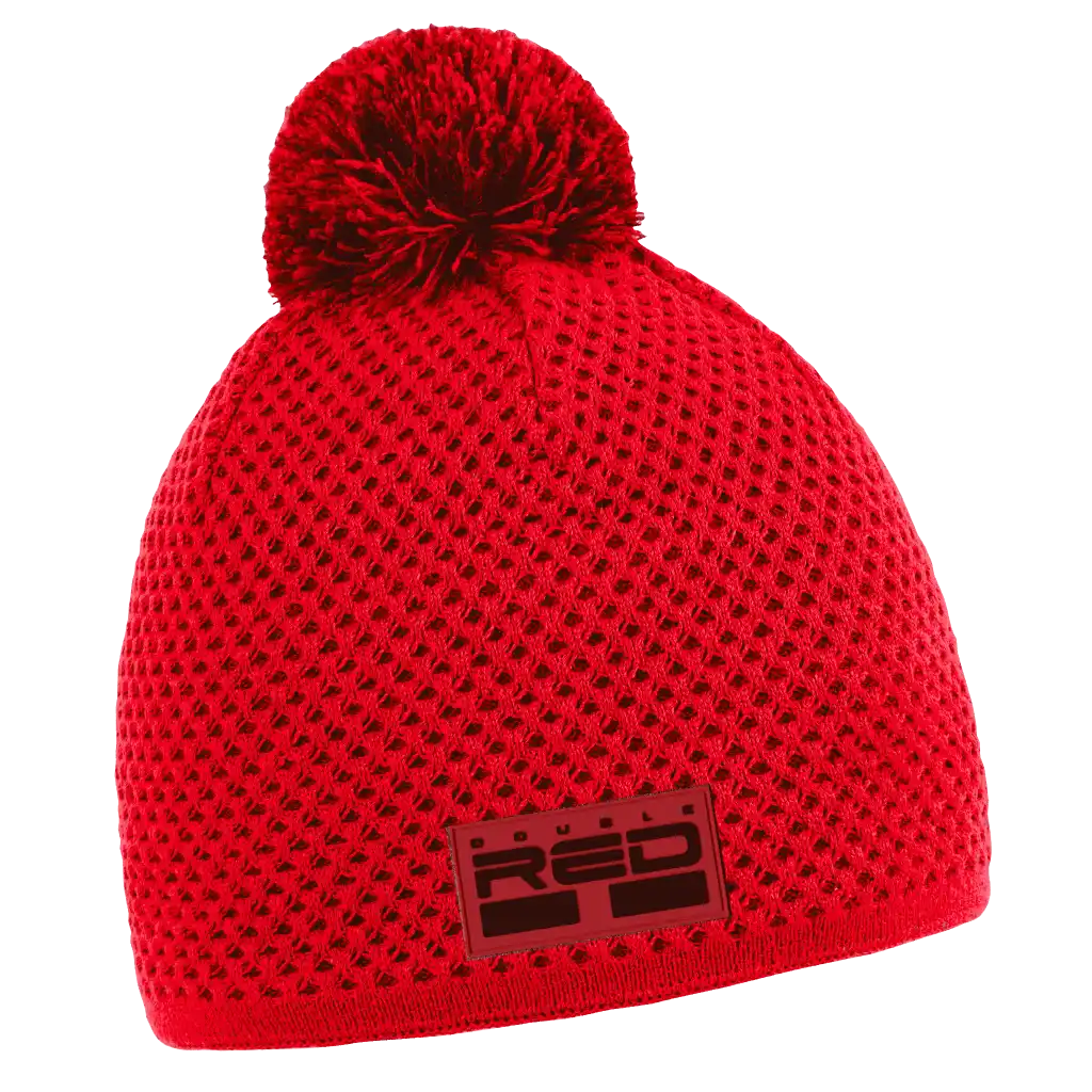 Dots Pipo omalla logolla (coFEE 3071) - Punainen oma logo tehty kumimerkillä.