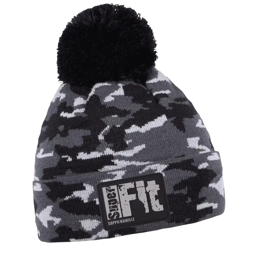 Camo Pipo omalla logolla (coFEE 3075) - Musta logo toteutettu kumimerkillä