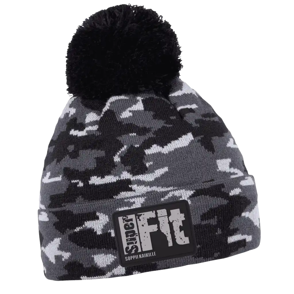 Camo Pipo omalla logolla (coFEE 3075) - Musta logo toteutettu kumimerkillä