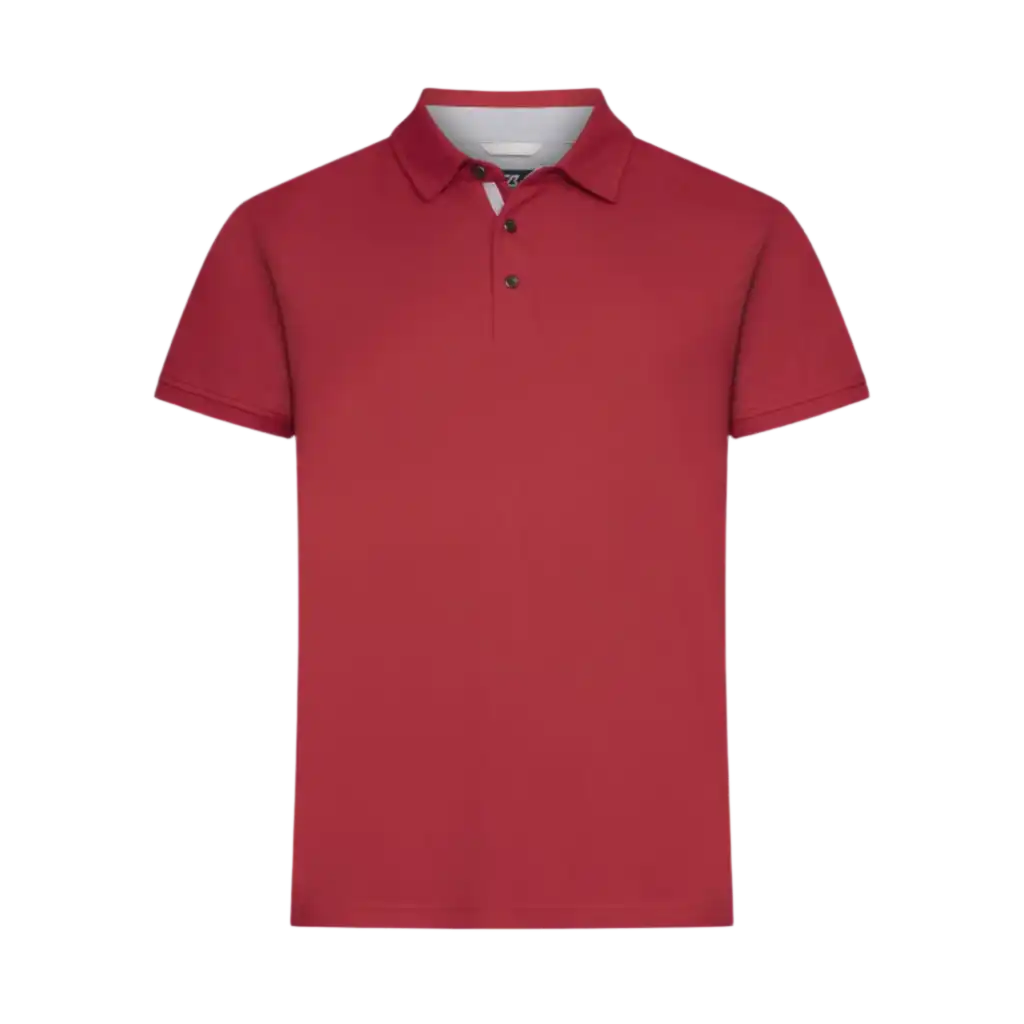 Cutter & Buck Advantage Premium punainen polo - Pikee omalla logolla-ZigiZagi