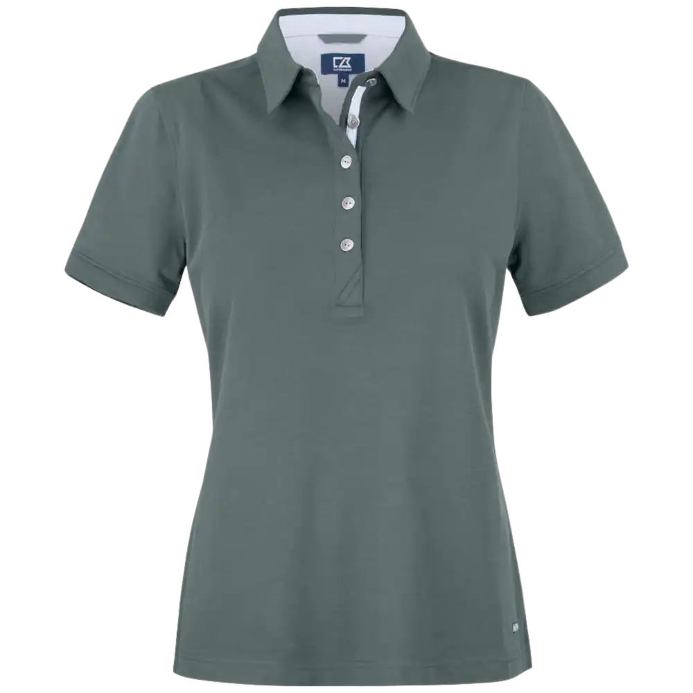 354421 Cutter & Buck Advantage Premium Pistol Pikee Yrityksen Logolla-ZigiZagi