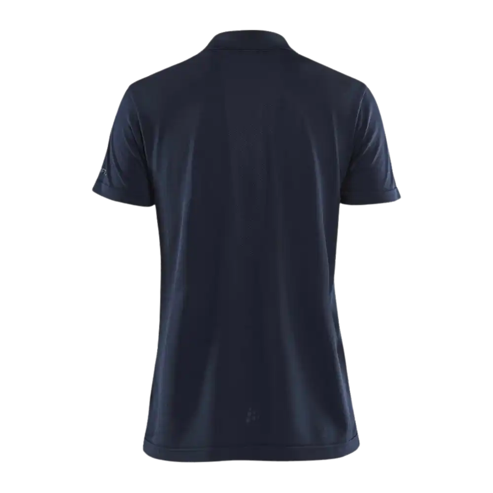 Crat ADV Seamless tummansininen polo omalla logolla takaa-ZigiZagi