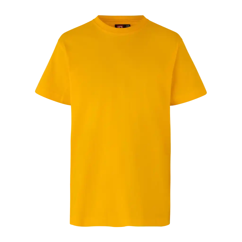 Keltainen lasten T-TIME® T-paita ID® 40510 – pirteä ja kestävä lasten t-paita painettuna