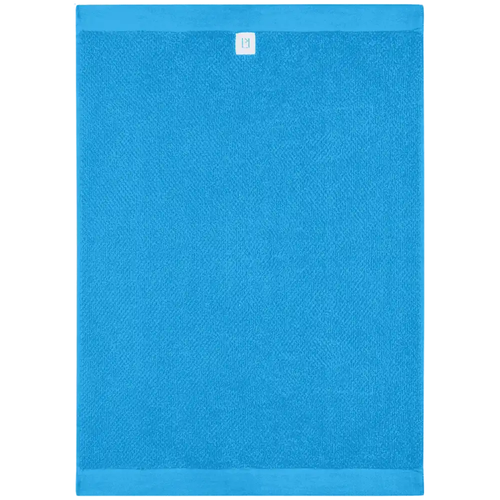 Turkoosi Kosta Linnewäfveri Linda pyyhe (500g/m²) – moderni henkilöstön joululahja