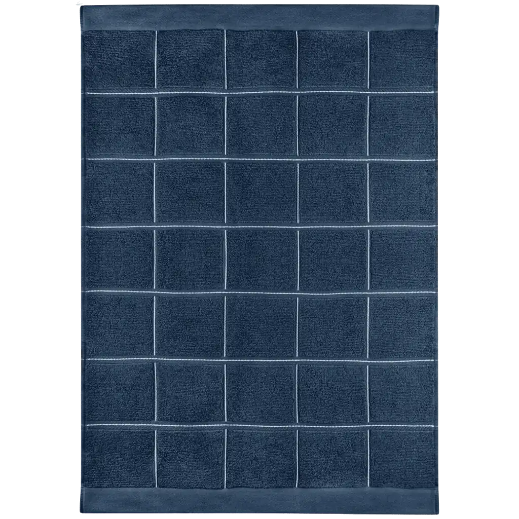 Tummansininen Lord Nelson Victory ruudullinen froteepyyhe (100% puuvillaa) – laadukas yrityslahja