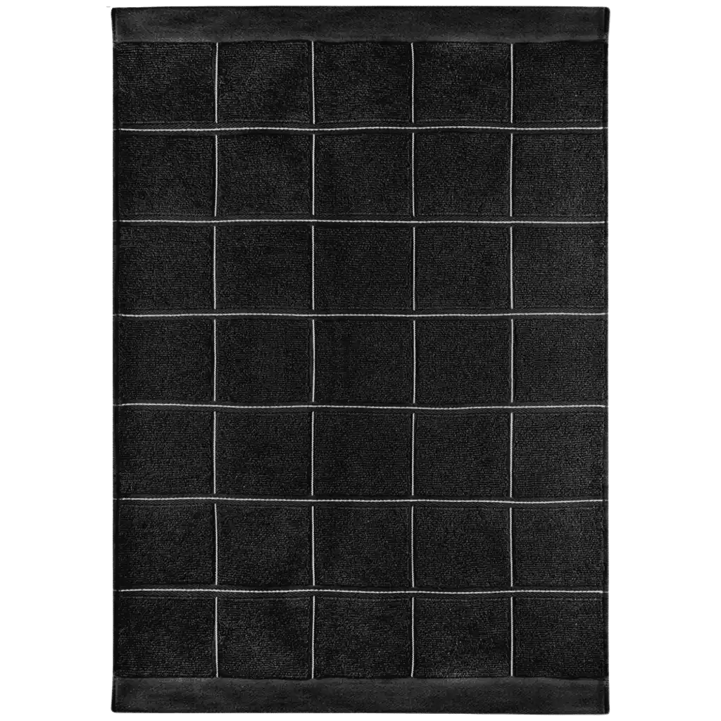 Musta Lord Nelson Victory ruudullinen froteepyyhe – ajaton valinta liikelahjaksi