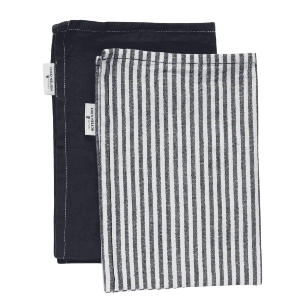 Lord Nelson Victory keittiöpyyhesetti (2kpl) pestystä pellavasekoitteesta – tyylikäs yrityslahja