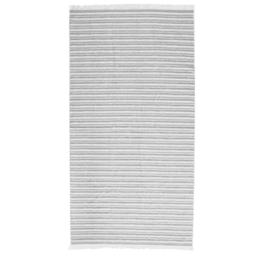 Harmaa Lord Nelson Victory kylpypyyhe (80x160cm) aaltomaisella ja raidallisella pintakuviolla