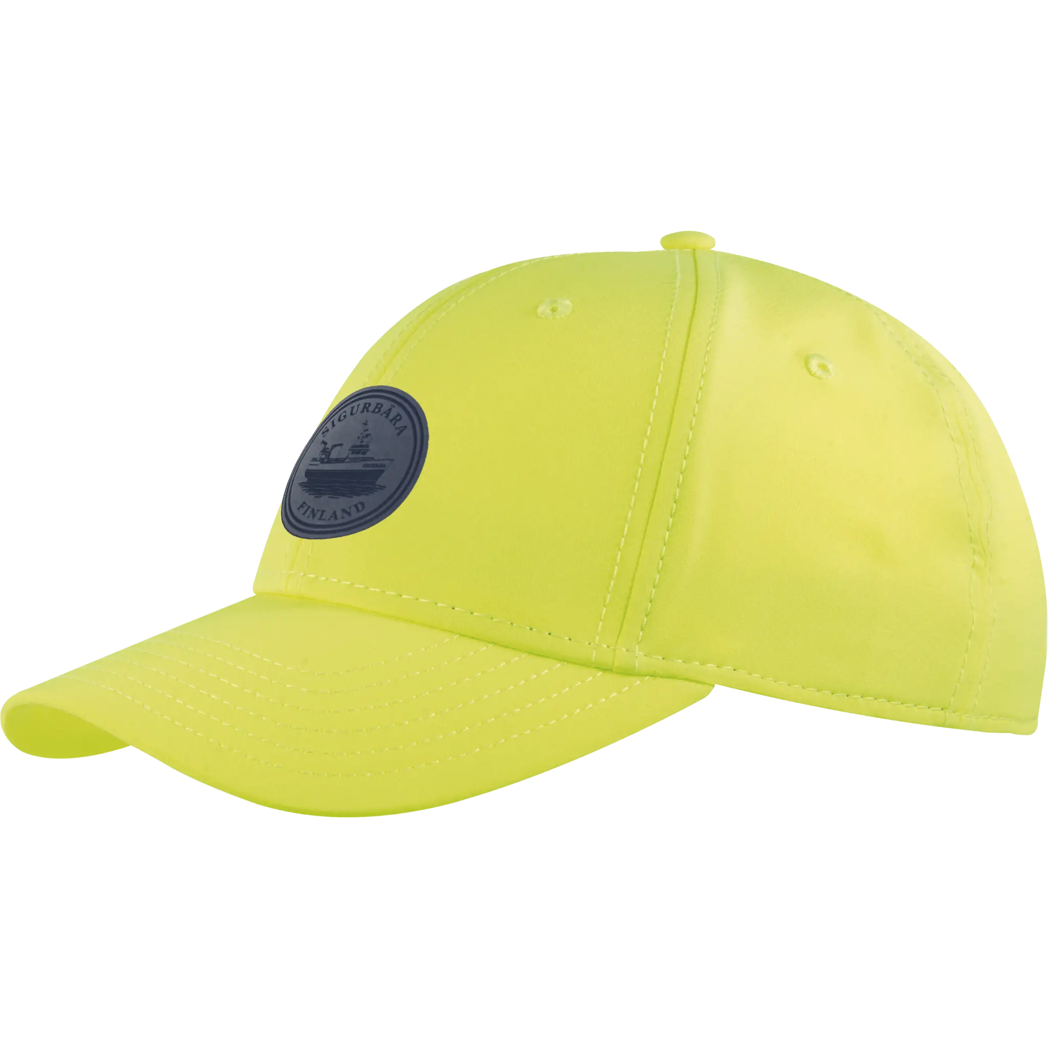 Keltainen quick dry lippalakki omalla logolla – laser-merkattu nahkamerkki, Quick Dry coFEE 4250