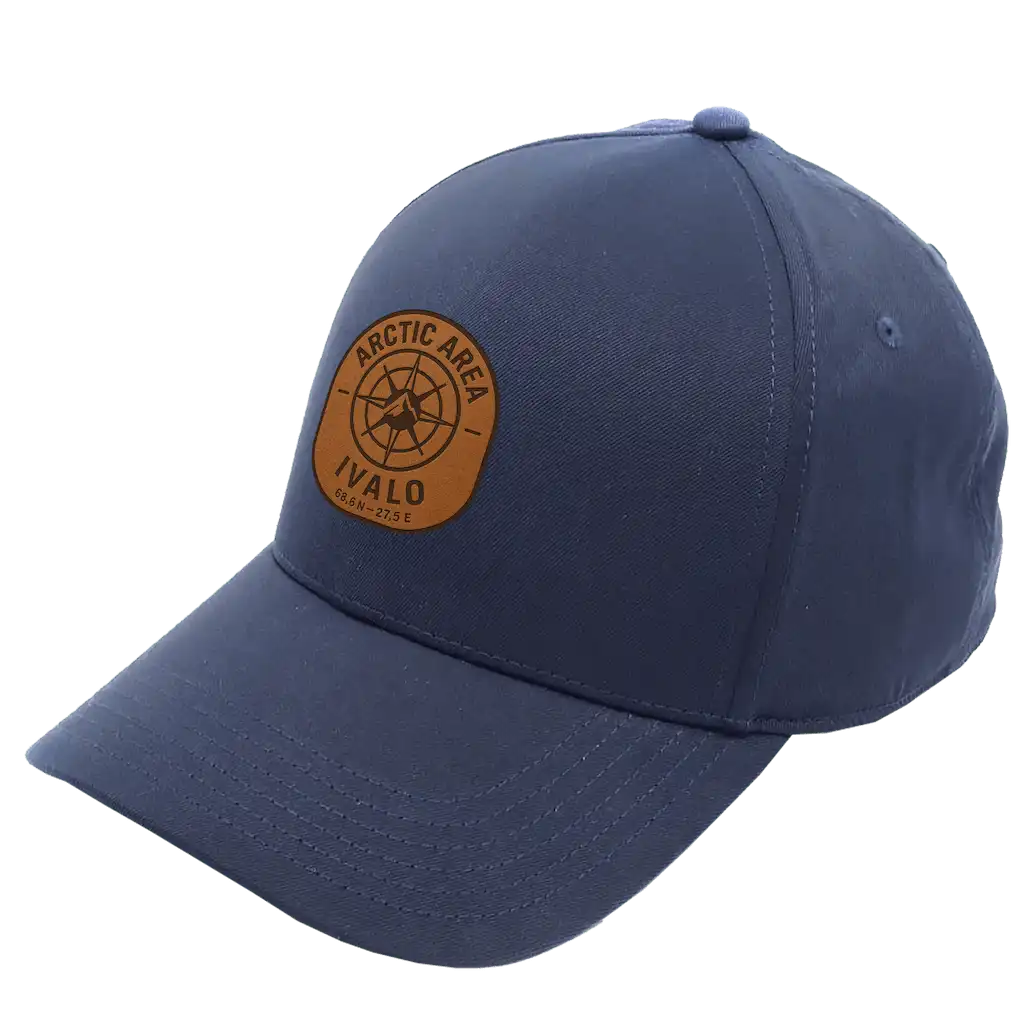 Navy coFEE SMOOTH 4310 performance lippalakki omalla logolla – laser-merkattu nahkamerkki, structured etuosa